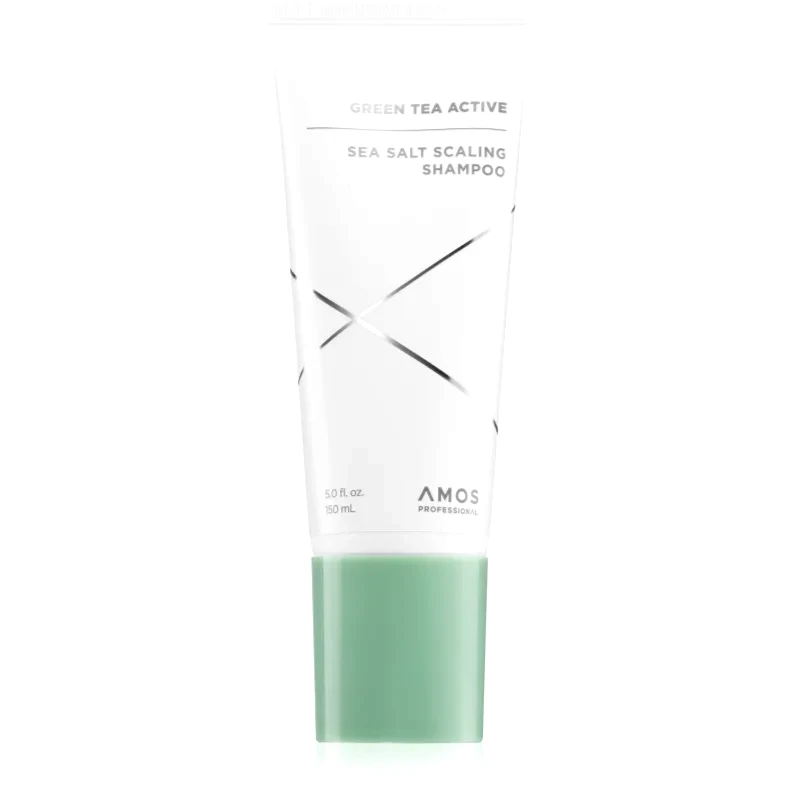 AMOS PROFESSIONAL AMOS PROFESSIONAL Green Tea Active Sea Salt Scaling Shampoo σαμπουάν κατά της τριχόπτωσης με θαλασσανινό αλάτι 150 ml