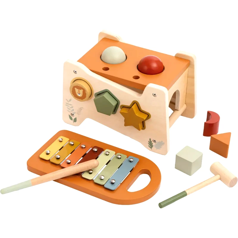 2Kids Toys 2Kids Toys Xylophone Hammering Toy ξυλόφωνο 2 σε 1 12m+ 1 τμχ