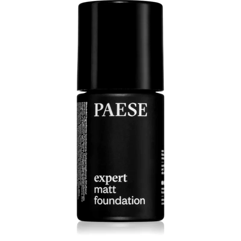Paese Paese Expert Matt Foundation αφρώδες μεικ απ για ματ όψη για μικτό έως λιπαρό δέρμα Light Beige 30 ml