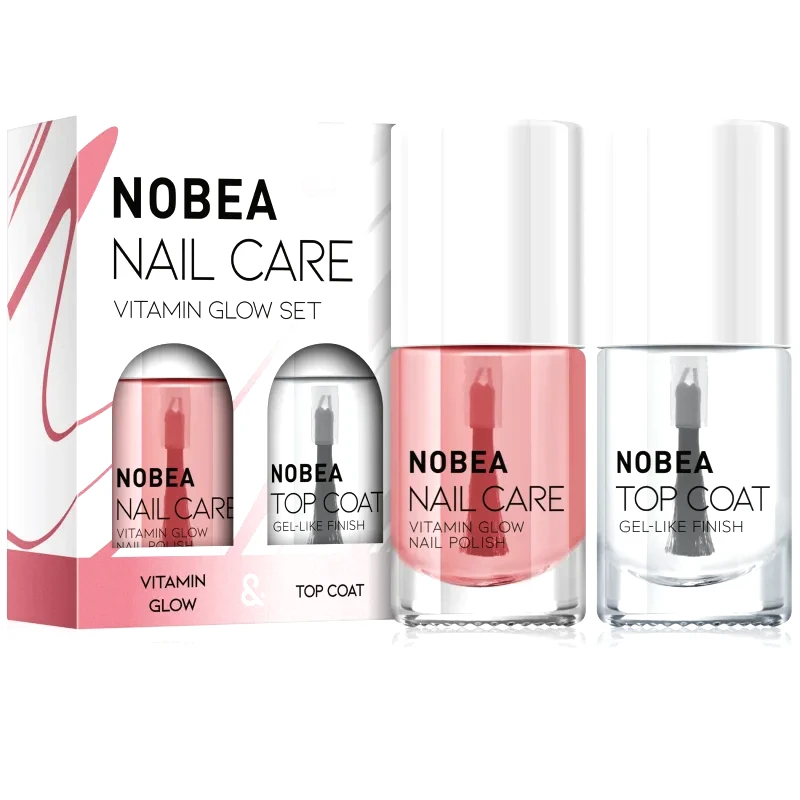 NOBEA NOBEA Nail Care Vitamin Glow Set Σετ βερνίκι νυχιών Vitamin glow set