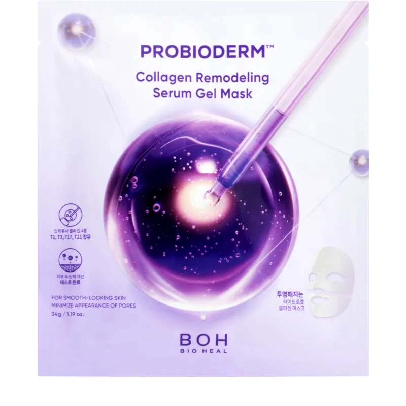 BIOHEAL BOH BIOHEAL BOH Probioderm Collagen Remodeling Serum Gel Mask μάσκα υδρογέλης για ενίσχυση επιδερμίδας πρόσωπου 1 τμχ