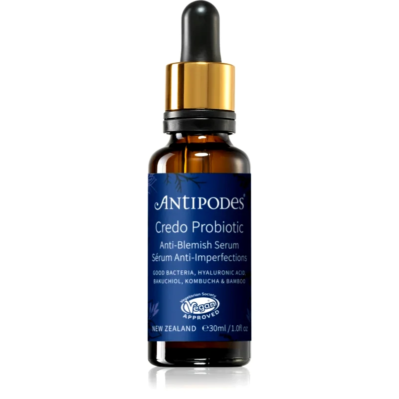 Antipodes Antipodes Credo Probiotic Anti-Blemish Serum αναζωογονητικός ορός με προβιοτικά 30 ml