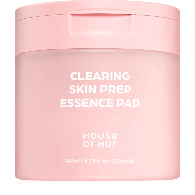House of Hur House of Hur Clearing Skin Prep Essence Pad απολεπιστικά καθαριστικά μαξιλαράκια με ενυδατικό αποτέλεσμα 140 ml