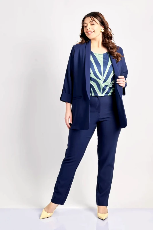 Παντελόνι κρεπ slim fit