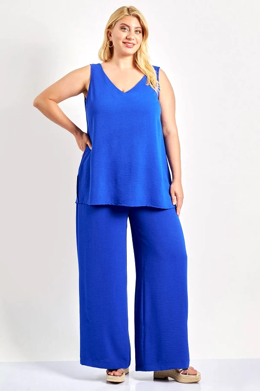 Αέρινη παντελόνα washed ανάγλυφο