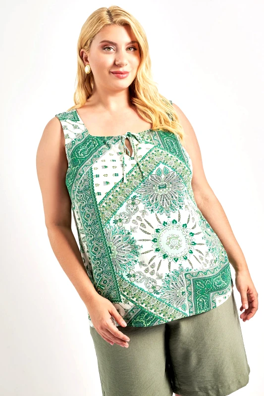 Μπλούζα εμπριμέ patchwork VERO MODA