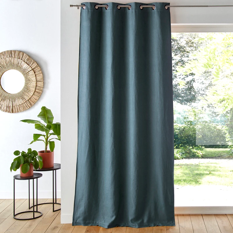 La Redoute Interieurs Λινό ριντό συσκότισης με καψούλια 180x135 cm