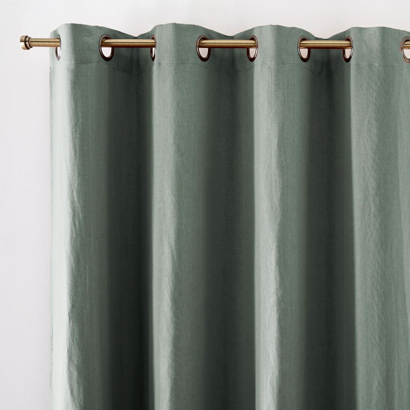 La Redoute Interieurs Λινό ριντό συσκότισης με καψούλια 180x135 cm