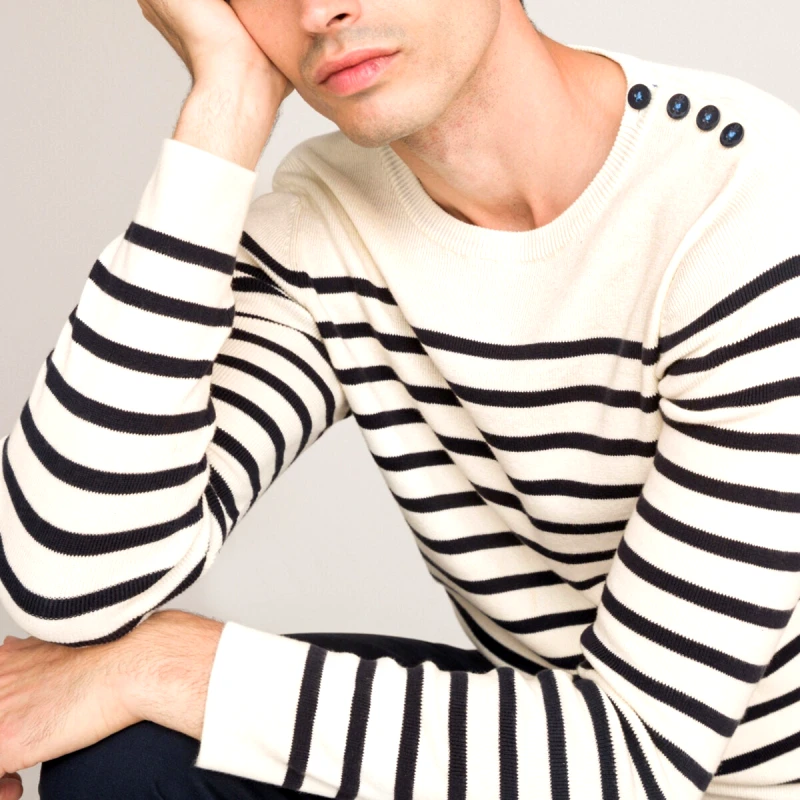 La Redoute Collections Breton πουλόβερ από οργανικό βαμβάκι