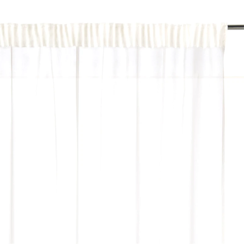 SO'HOME Βουάλ κουρτίνα με τρέσα που σουρώνει 180x140 cm