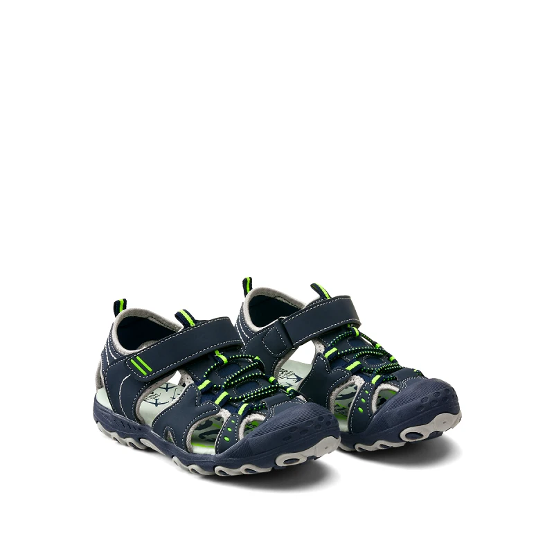 La Redoute Collections Kids Flat Sandals with Touch 'n' Close Strap
