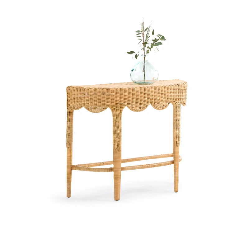 La Redoute Interieurs Κονσόλα από πλεγμένο ρατάν Μ35xΠ100xΥ80cm