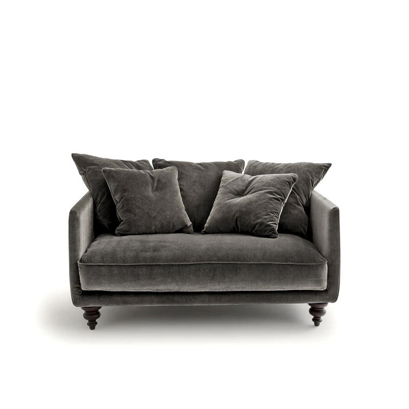 AM.PM Διθέσιος καναπές από βελούδο Μ105xΠ138xΥ93cm