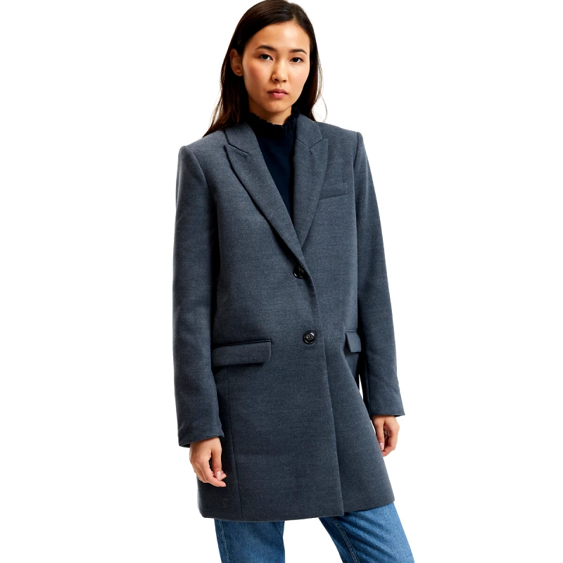 La Redoute Collections Μίντι παλτό με κουμπιά