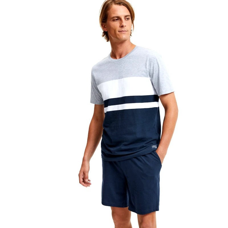 La Redoute Collections Πιτζάμα με σορτς από οργανικό βαμβάκι
