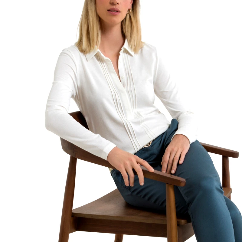 ANNE WEYBURN Μακρυμάνικη μπλούζα πόλο
