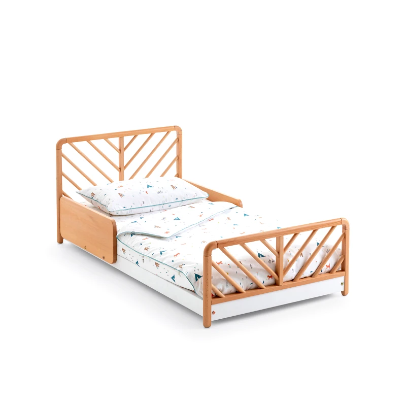 MA PETITE ECOLE MONTESSORI X LA REDOUTE INTERIEURS Κρεβάτι με τάβλες Μ76xΠ146cm