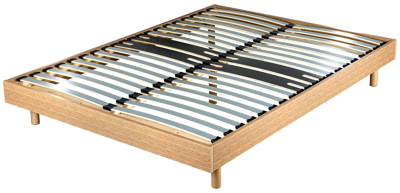 La Redoute Interieurs Βάση κρεβατιού με τάβλες + πόδια 90x190 cm