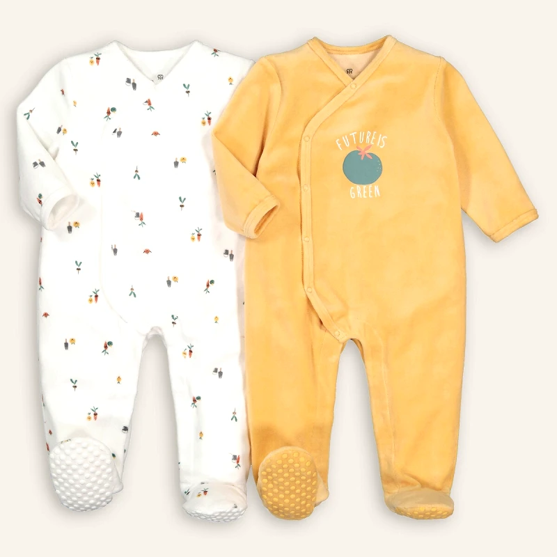 La Redoute Collections Σετ 2 βελουτέ πιτζαμάκια