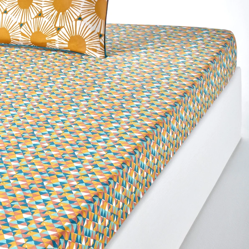 La Redoute Interieurs Βαμβακερό σεντόνι με λάστιχο 90x190 cm