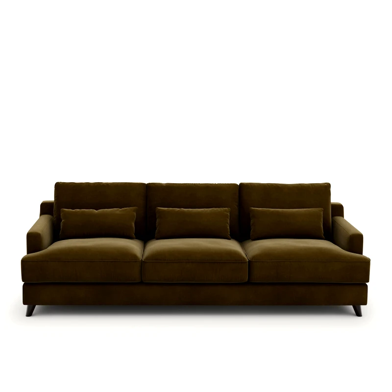 AM.PM Καναπές από βελούδο Μ100xΠ197xΥ83cm