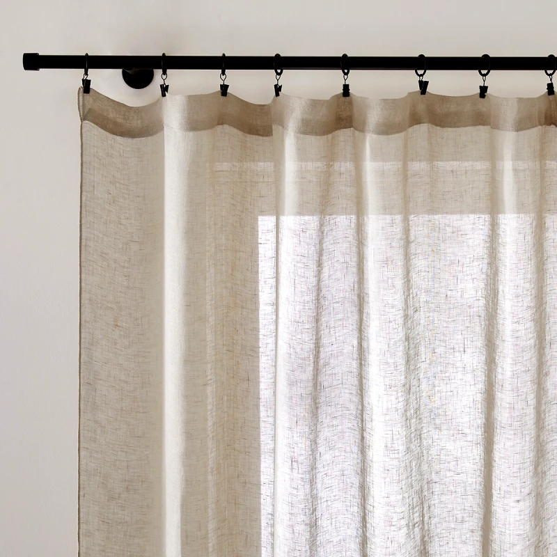 La Redoute Interieurs Βουάλ λινή κουρτίνα 180x135 cm