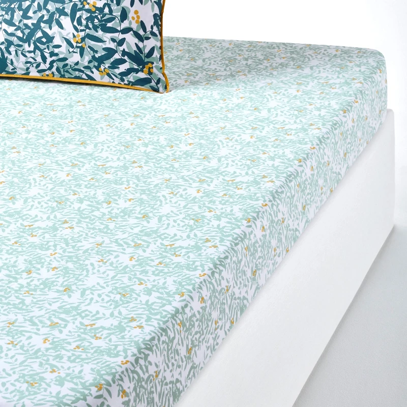 La Redoute Interieurs Σεντόνι με λάστιχο από βαμβακερό περκάλι 90x190 cm