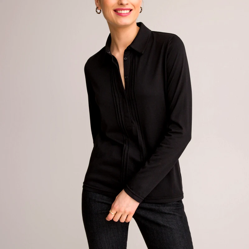ANNE WEYBURN Μακρυμάνικη μπλούζα πόλο