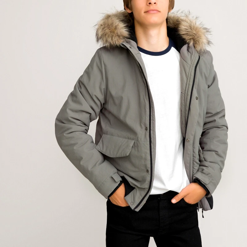 La Redoute Collections Μπουφάν με κουκούλα