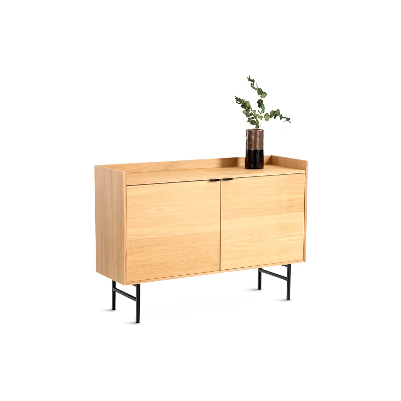 La Redoute Interieurs Μπουφές από ξύλο δρυ με 2 πόρτες Μ40xΠ130xΥ90cm