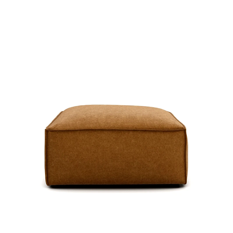 La Redoute Interieurs Ταμπουρέ από βελούδο με ανάγλυφη υφή Μ95xΠ80xΥ46cm