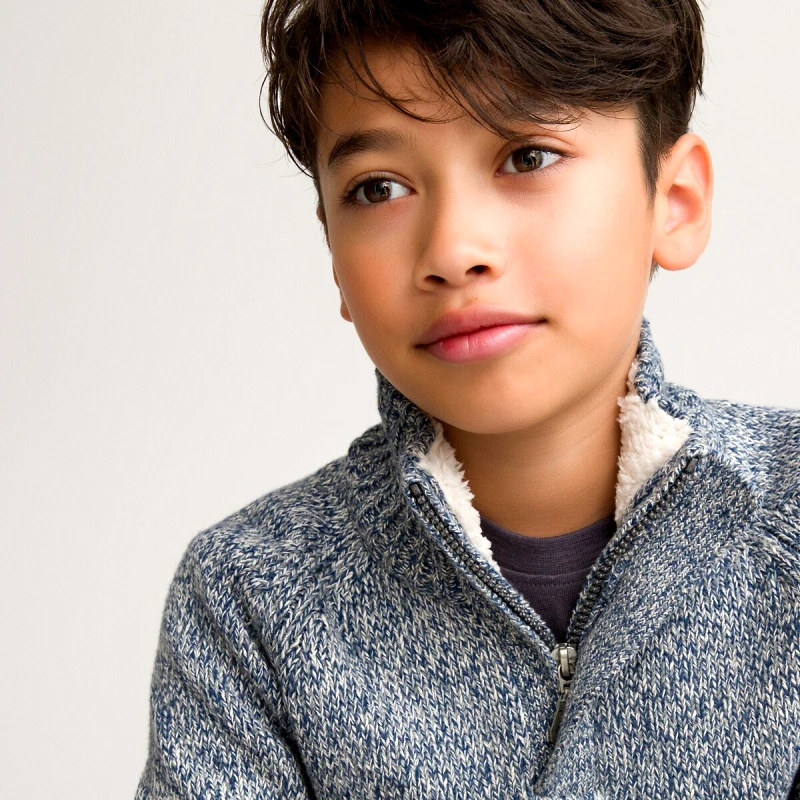 La Redoute Collections Χοντρό πλεκτό με όρθιο λαιμό