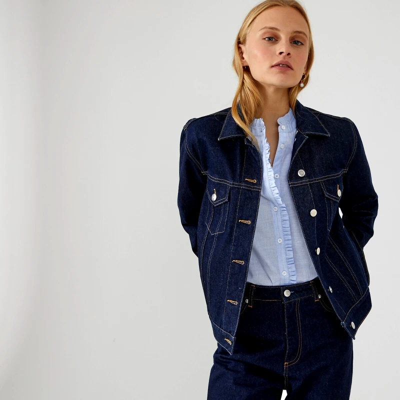 La Redoute Collections Ντένιμ σακάκι από οργανικό βαμβάκι