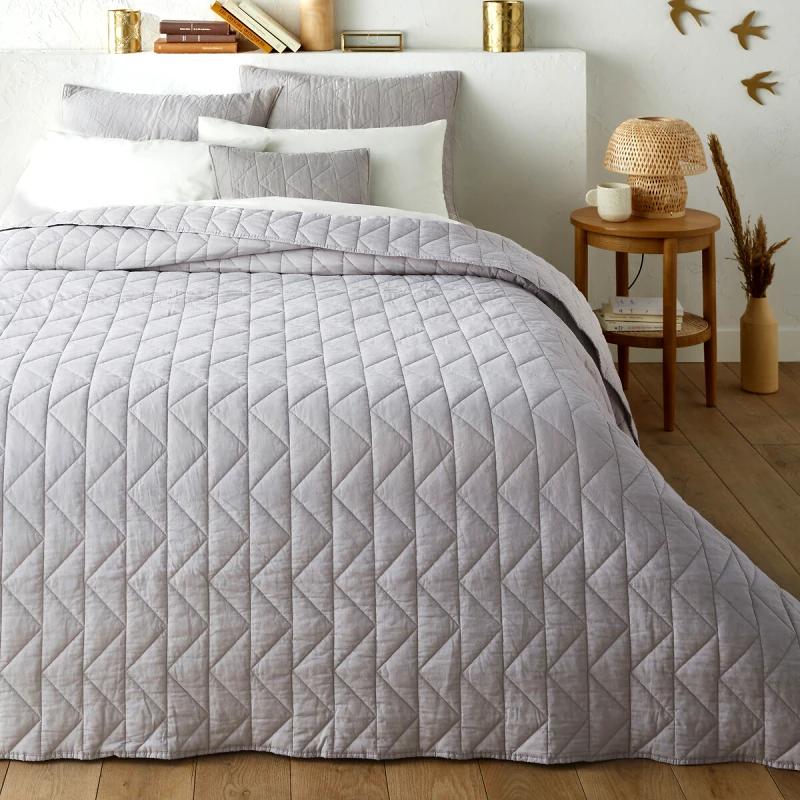 La Redoute Interieurs Καπιτονέ κουβερλί ZIG ZAG από 100% βαμβάκι 140x200 cm