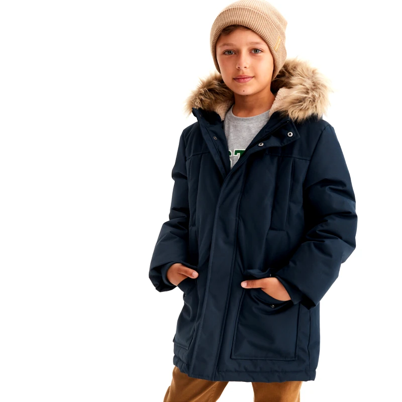 La Redoute Collections Ζεστό παρκά με κουκούλα και επένδυση από sherpa