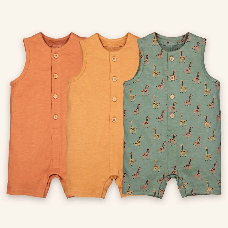 La Redoute Collections Σετ 3 ολόσωμα φορμάκια