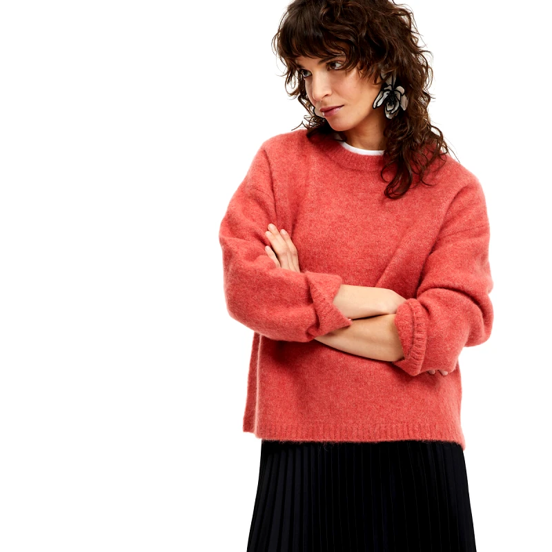 La Redoute Collections Πλεκτό από μαλλί και αλπακά