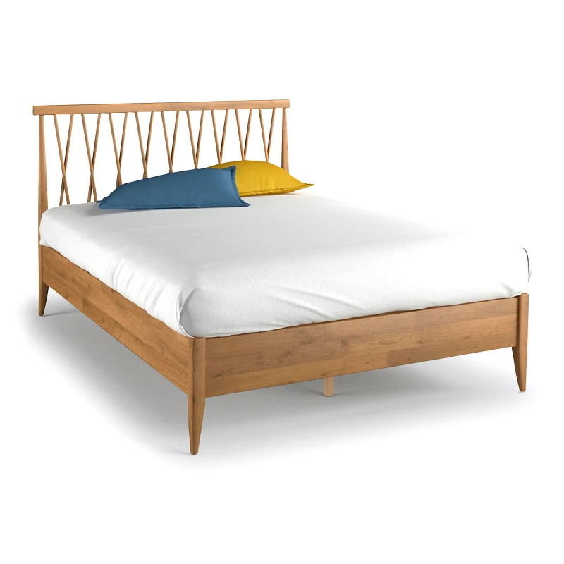 La Redoute Interieurs Ξύλινο Κρεβάτι Quilda Μ203xΠ150xΥ110cm