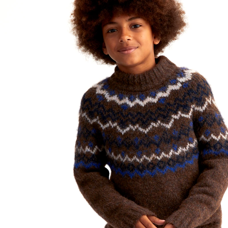 La Redoute Collections Πλεκτό με χοντρή ζακάρ πλέξη