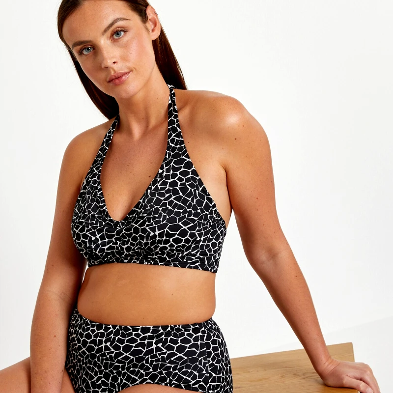 LA REDOUTE COLLECTIONS PLUS Τρίγωνο σουτιέν με animal print