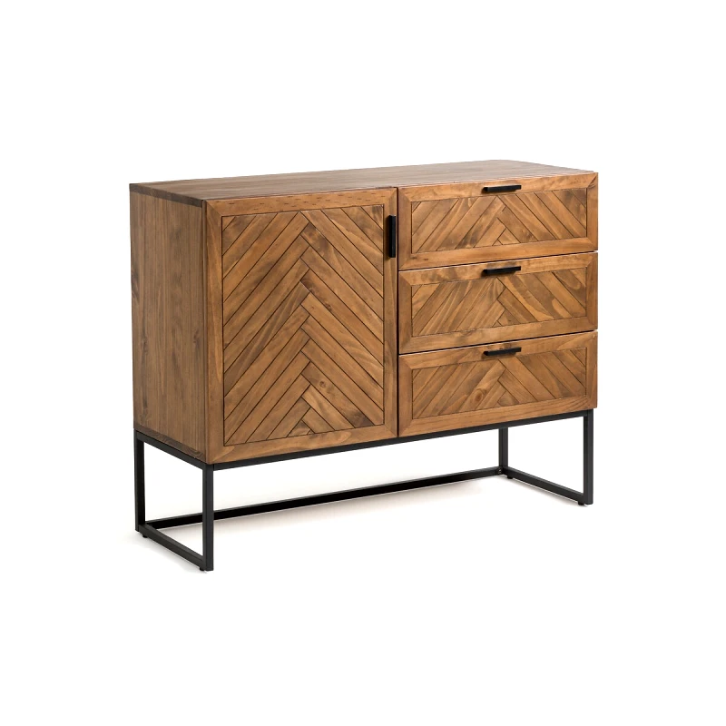 La Redoute Interieurs Μπουφές με 1 πόρτα και 3 συρτάρια Π109xΥ85cm