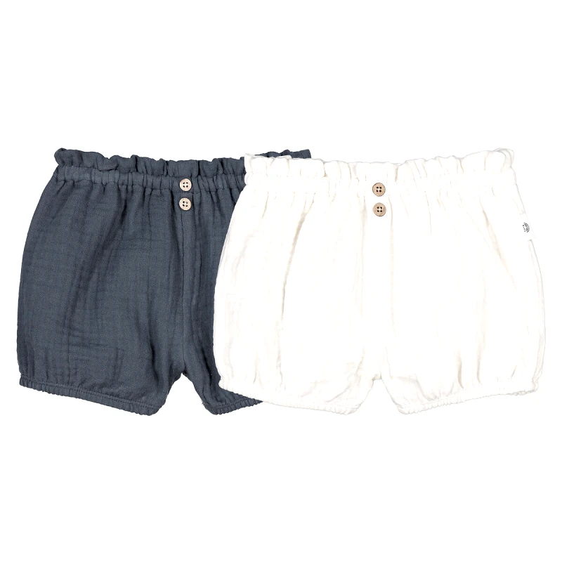 La Redoute Collections Σετ 2 φουφούλες από βαμβακερή γάζα