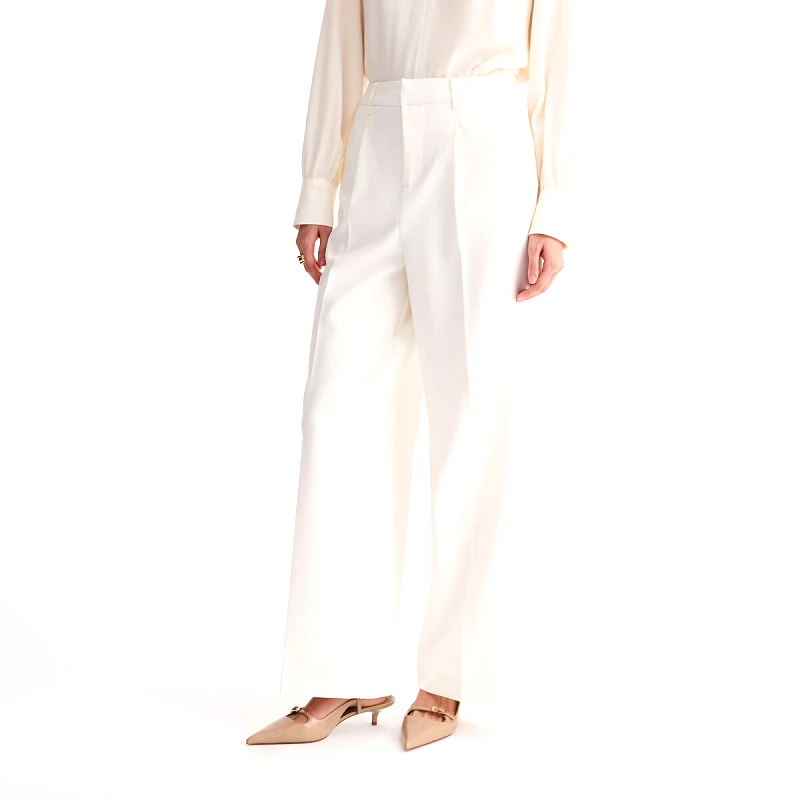 ANNE WEYBURN Ψηλόμεσο φαρδύ παντελόνι