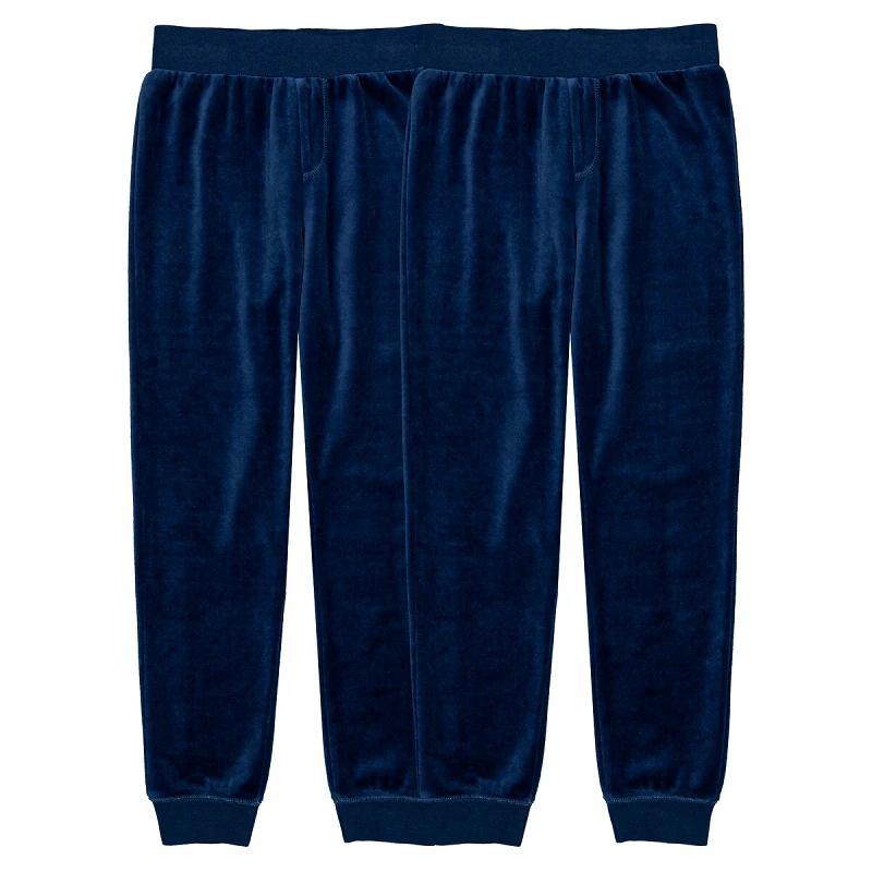 La Redoute Collections Σετ 2 βελουτέ παντελόνια πιτζάμας