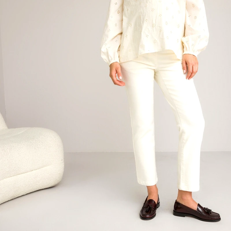 La Redoute Collections Ίσιο τζιν εγκυμοσύνης με φαρδιά φάσα στην κοιλιά