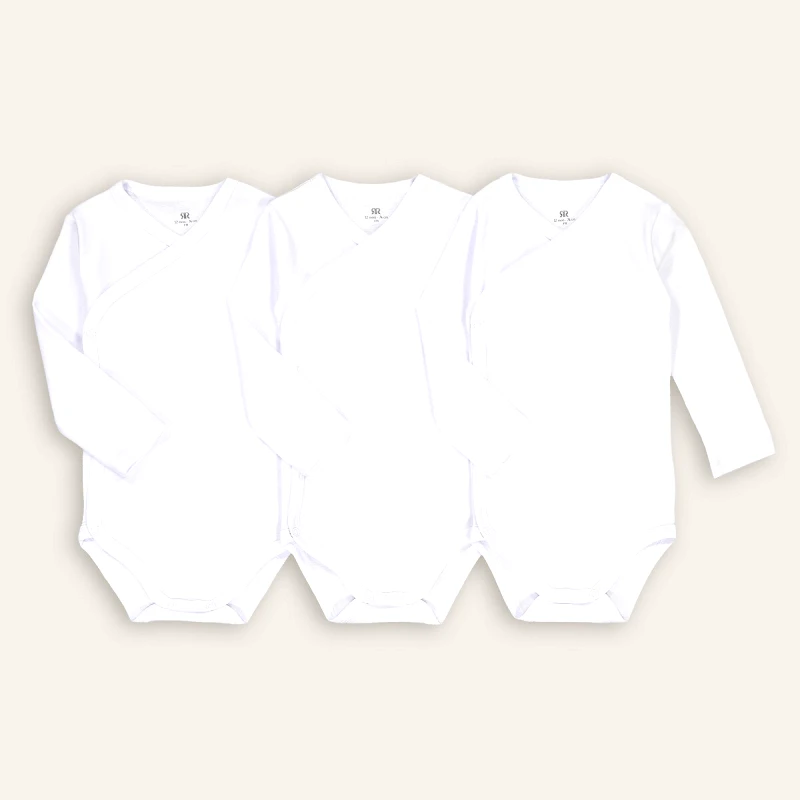 La Redoute Collections Σετ 3 βαμβακερά κορμάκια