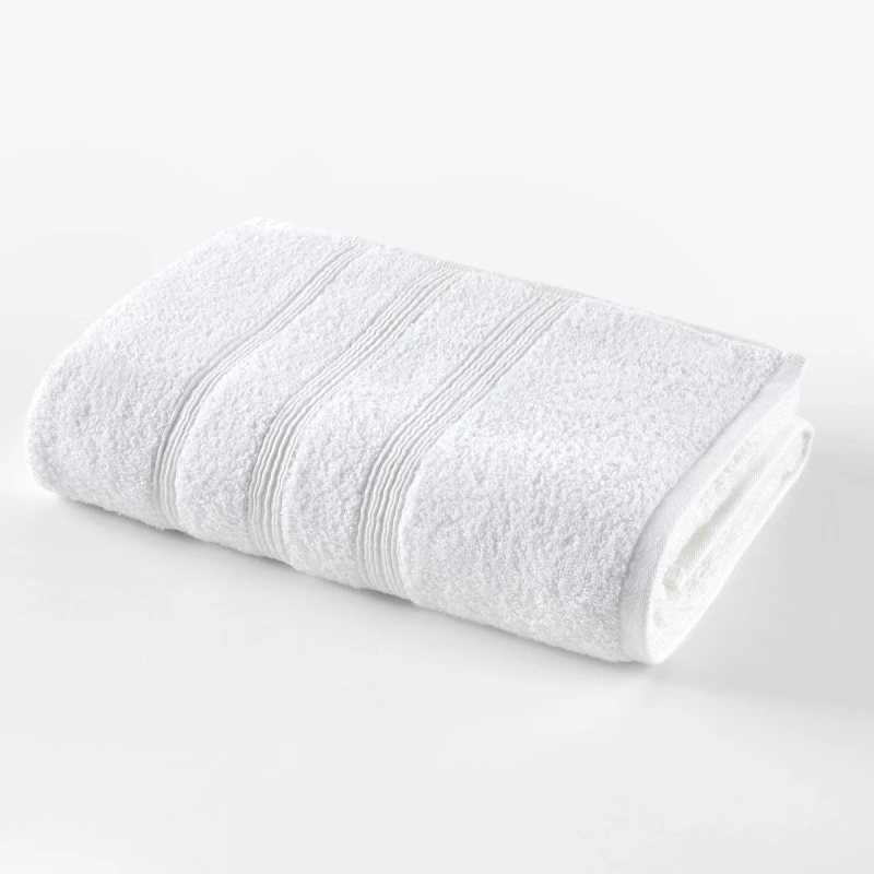 La Redoute Interieurs Μονόχρωμη πετσέτα μπάνιου από οργανικό βαμβάκι 600 g/m² 70x140 cm