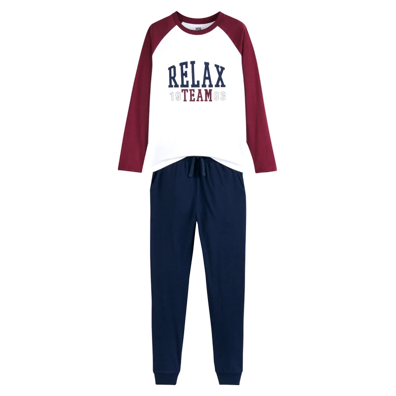 La Redoute Collections Βαμβακερή πιτζάμα με τυπωμένο μήνυμα