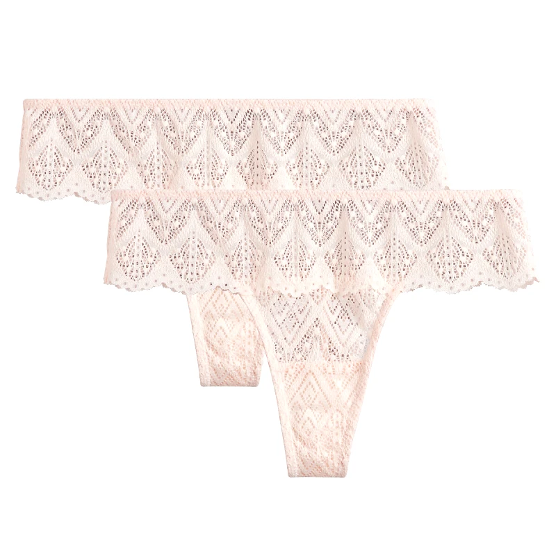 La Redoute Collections Σετ 2 τάνγκα από δαντέλα