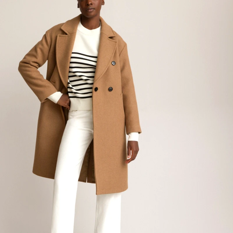 La Redoute Collections Παλτό από μάλλινη τσόχα
